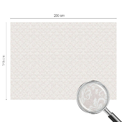 Samolepicí fólie na okna vitráž Rostlinná ozdoba