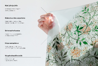 Samolepicí protisluneční fólie na okna Květinové ornamenty