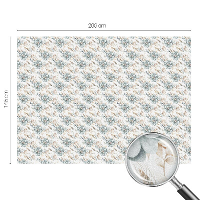 Samolepicí fólie na okna vitráž Květinová elegance