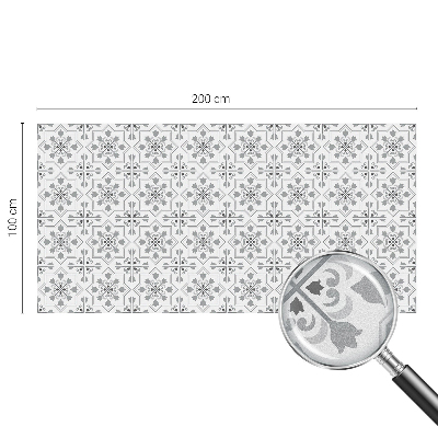 Samolepicí protisluneční fólie na okna Symetrické ornamenty