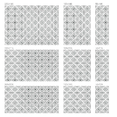 Samolepicí protisluneční fólie na okna Symetrické ornamenty