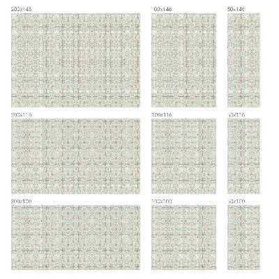 Samolepicí fólie na okna vitráž Květinové dlaždice