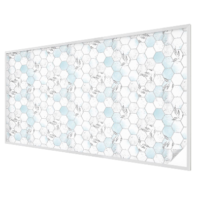 Samolepicí fólie na okna vitráž Listové dlaždice