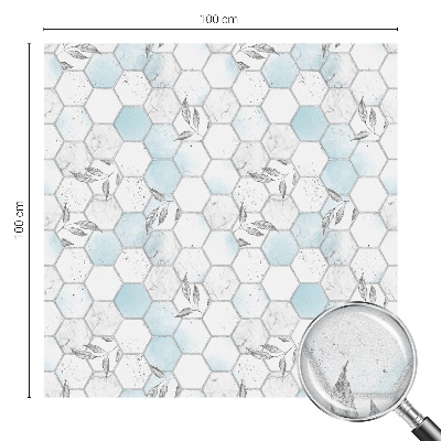 Samolepicí fólie na okna vitráž Listové dlaždice
