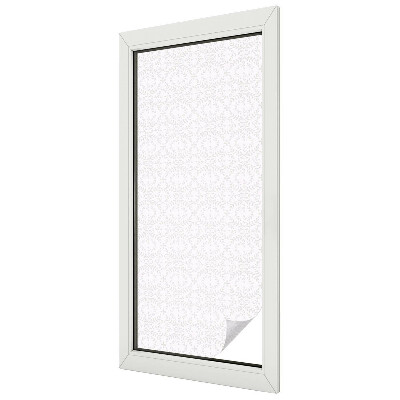 Dekorativní mléčná fólie na sklo Symetrie rostlin