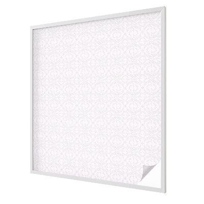 Dekorativní mléčná fólie na sklo Symetrie rostlin