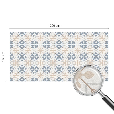 Samolepicí protisluneční fólie na okna Květinová krása