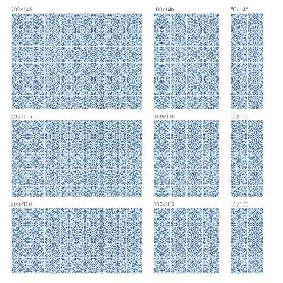 Dekorativní mléčná fólie na sklo Květinový ornament