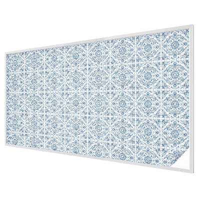 Dekorativní mléčná fólie na sklo Květinový ornament