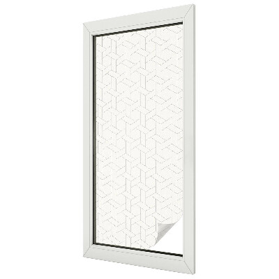 Samolepicí protisluneční fólie na okna Geometrický cop
