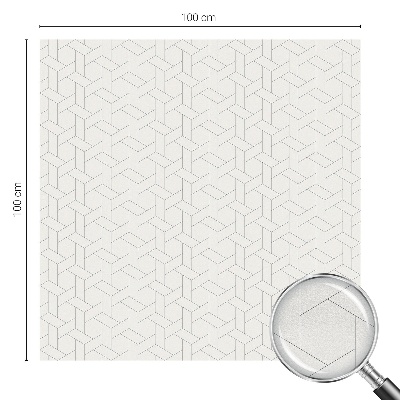 Samolepicí protisluneční fólie na okna Geometrický cop