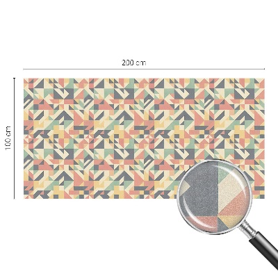 Samolepicí fólie na okna vitráž Energie geometrie