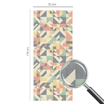 Samolepicí fólie na okna vitráž Energie geometrie