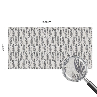 Samolepicí protisluneční fólie na okna Elegantní peří