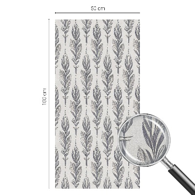 Samolepicí protisluneční fólie na okna Elegantní peří