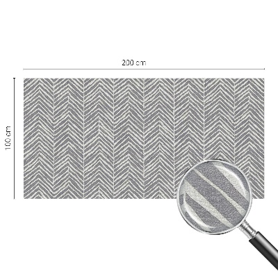 Dekorativní mléčná fólie na sklo Cikcakový vzor