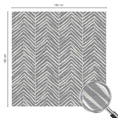 Dekorativní mléčná fólie na sklo Cikcakový vzor