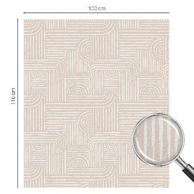 Samolepicí fólie na okna vitráž Geometrický vzor