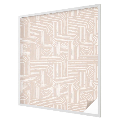 Samolepicí fólie na okna vitráž Geometrický vzor