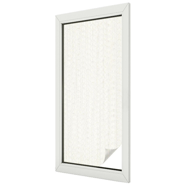 Dekorativní mléčná fólie na sklo Jemná mašle