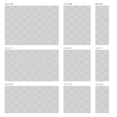 Samolepicí protisluneční fólie na okna Geometrický motiv