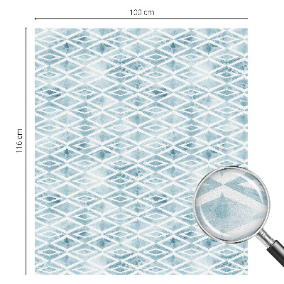 Zatmavovací fólie na okna Modré kosočtverce