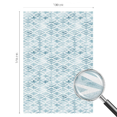 Zatmavovací fólie na okna Modré kosočtverce