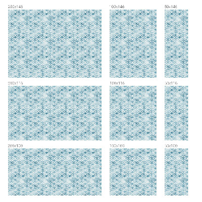 Zatmavovací fólie na okna Modré kosočtverce