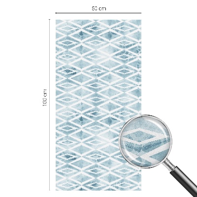 Zatmavovací fólie na okna Modré kosočtverce