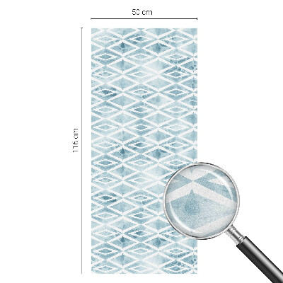 Zatmavovací fólie na okna Modré kosočtverce