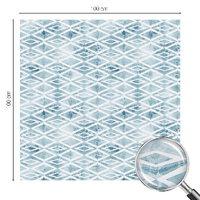 Zatmavovací fólie na okna Modré kosočtverce