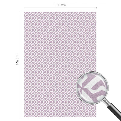 Samolepicí fólie na okna vitráž Fialové tvary