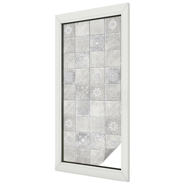 Samolepicí protisluneční fólie na okna Dekorativní keramika