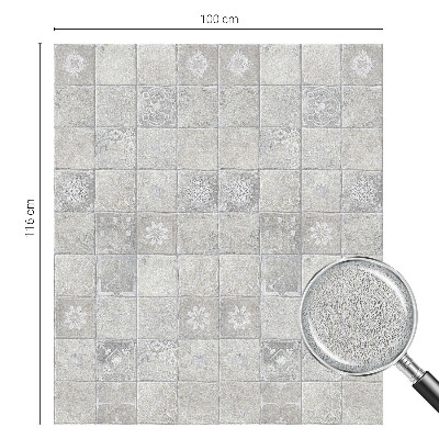 Samolepicí protisluneční fólie na okna Dekorativní keramika