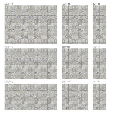 Samolepicí protisluneční fólie na okna Dekorativní keramika