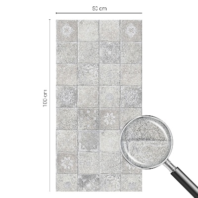 Samolepicí protisluneční fólie na okna Dekorativní keramika