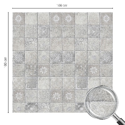 Samolepicí protisluneční fólie na okna Dekorativní keramika