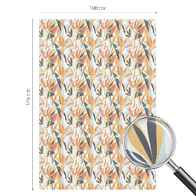 Dekorativní mléčná fólie na sklo Botanická energie