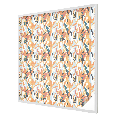 Dekorativní mléčná fólie na sklo Botanická energie