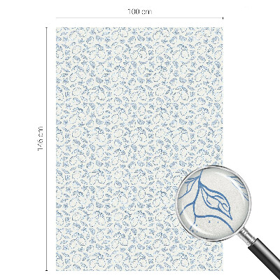 Samolepicí protisluneční fólie na okna Citronový vzor