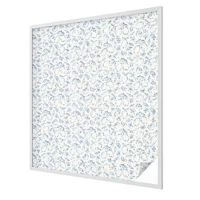 Samolepicí protisluneční fólie na okna Citronový vzor