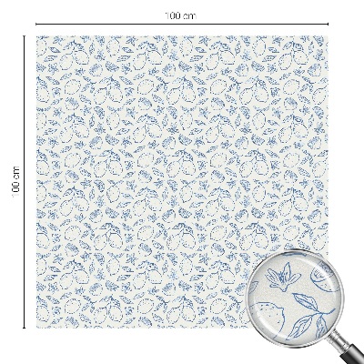 Samolepicí protisluneční fólie na okna Citronový vzor