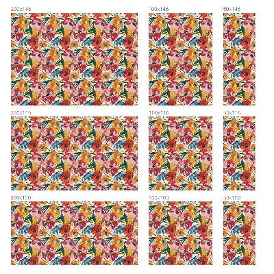 Samolepicí fólie na okna vitráž Květinová exploze