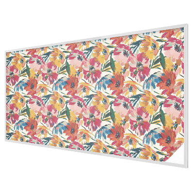 Samolepicí fólie na okna vitráž Květinová exploze