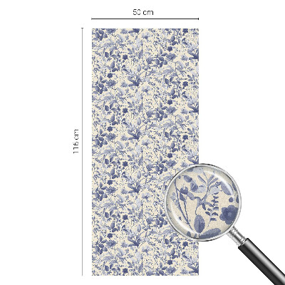 Zatmavovací fólie na okna Květinová symetrie