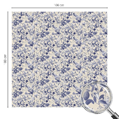 Zatmavovací fólie na okna Květinová symetrie