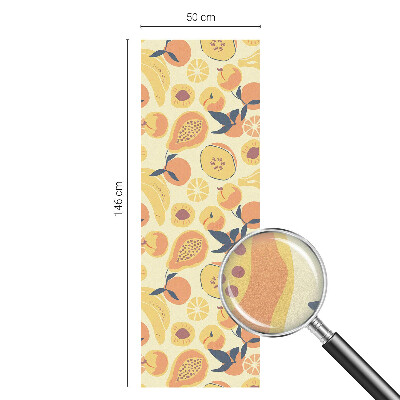 Samolepicí fólie na okna vitráž Šťavnaté ovoce