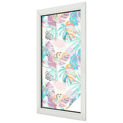 Zatmavovací fólie na okna Abstraktní džungle