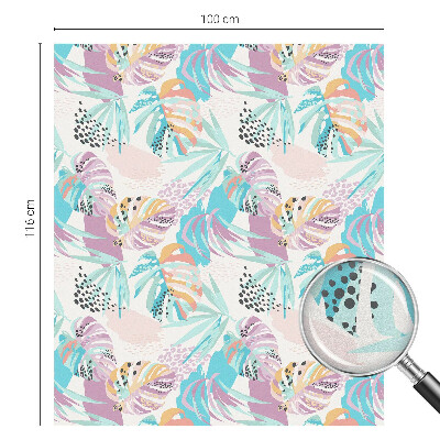 Zatmavovací fólie na okna Abstraktní džungle