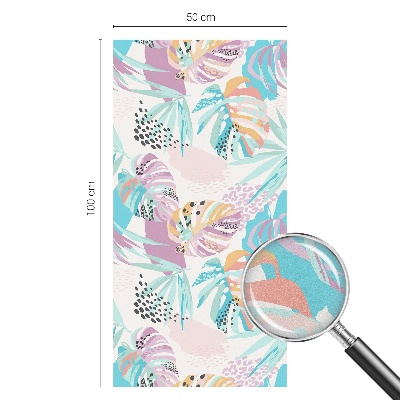 Zatmavovací fólie na okna Abstraktní džungle